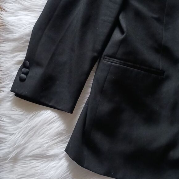 VITO RUFOLO black Men's Blazer Jacket made in Italy size 44R - Picture 2 of 9